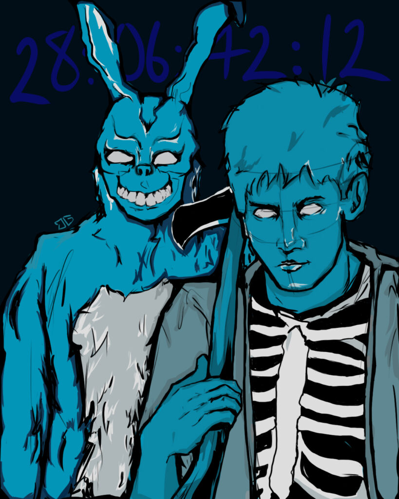 donnie darko fan art comic ilustracion